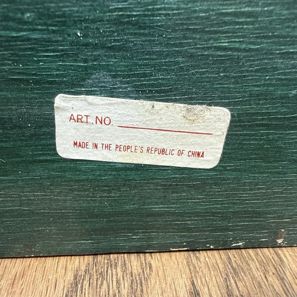 Bugatti Type 35 Victory Lap 1932 Wooden Trinket Box Vintage